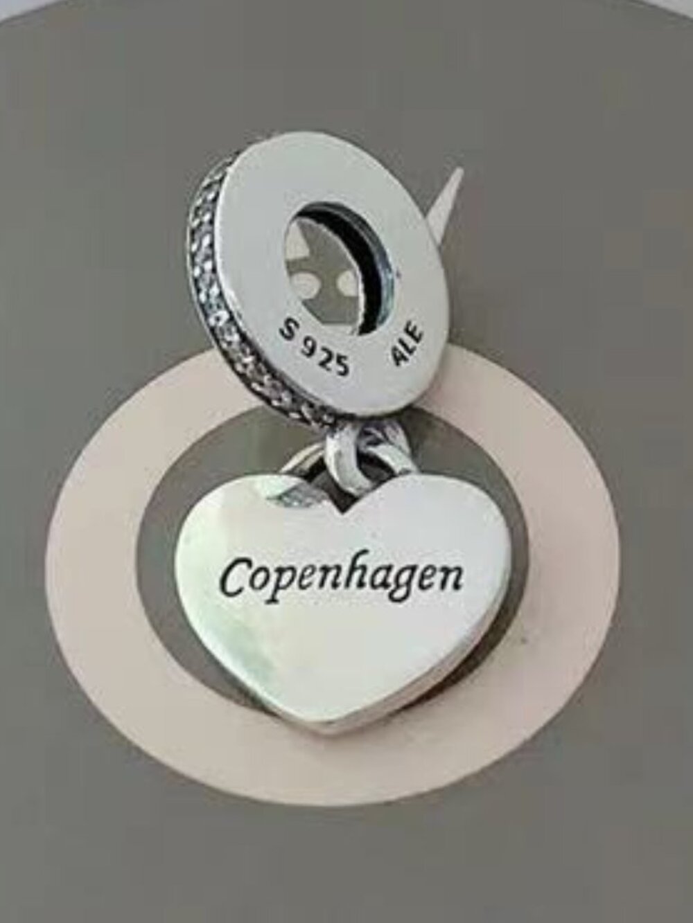Pandora Copenhagen Heart Charm Pendant|S925 Sterling Silver Jewelry